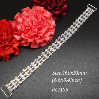 6.6x0.4inch ABcolor Rhinestone Connector For Swimming Wear Bikini Connector Invitation Buckles 10pcs RCM06
6.6x0.4inch ABcolor Rhinestone Connector For Swimming Wear Bikini Connector Invitation Buckles 10pcs RCM06