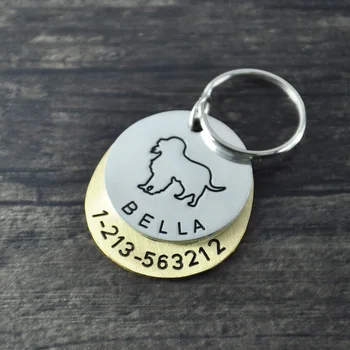 Personalized dogtags, King Charles Cavalier Spaniel dog tag,Custom Dog ID Tag, Hand Stamped Identification Dog Tag, name number
Personalized dogtags, King Charles Cavalier Spaniel dog tag,Custom Dog ID Tag, Hand Stamped Identification Dog Tag, name number