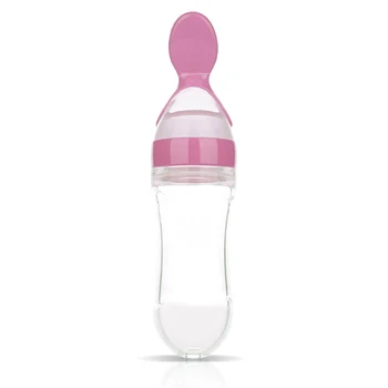 Baby Newborn Silicone Gel Feeding Bottle Spoon Food Supplement Rice Cereal Spoon Training Feeder
Baby Newborn Silicone Gel Feeding Bottle Spoon Food Supplement Rice Cereal Spoon Training Feeder