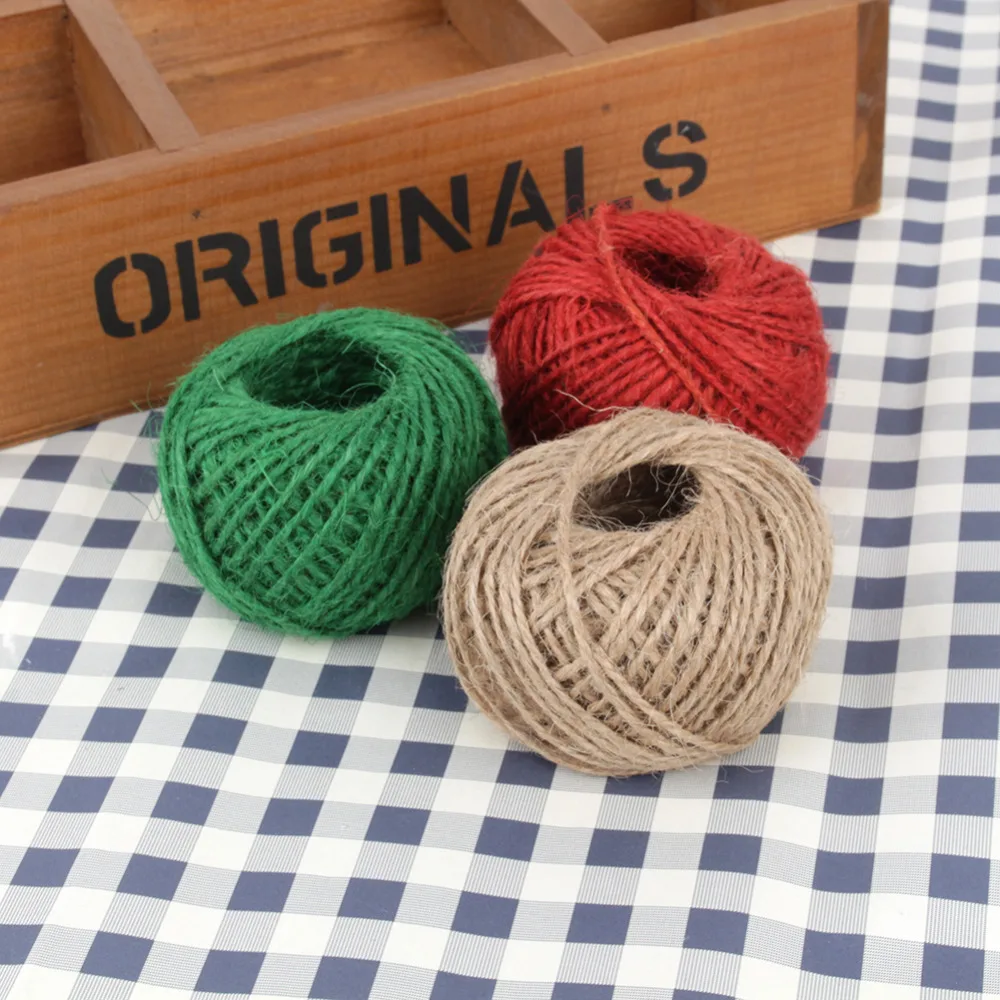 W 30Meter Natural Hemp Rope 2mm Rustic Tags Wrap Wedding Decoration Twisted Rope String Cord Party Supplies
W 30Meter Natural Hemp Rope 2mm Rustic Tags Wrap Wedding Decoration Twisted Rope String Cord Party Supplies