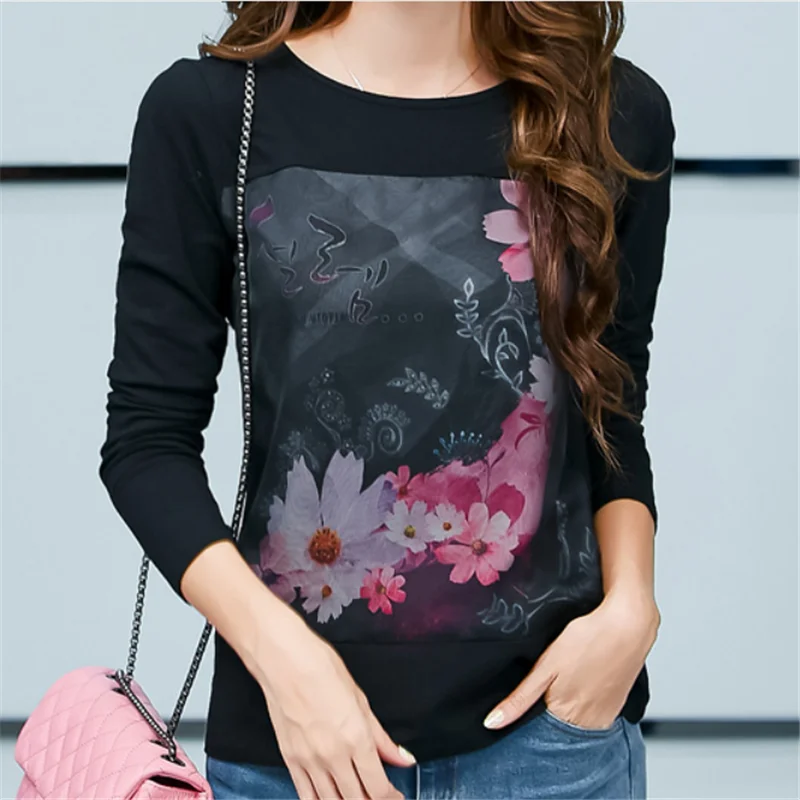 Vetement Femme autumn Graphic Tees Women Clothes 2019 Print T-Shirt long Sleeve Tshirt Cotton tops Womens Clothing poleras mujer
Vetement Femme autumn Graphic Tees Women Clothes 2019 Print T-Shirt long Sleeve Tshirt Cotton tops Womens Clothing poleras mujer