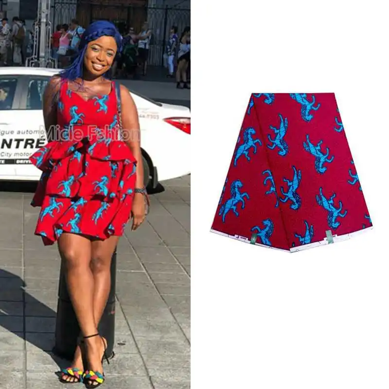 lasted african nigerian 100% cotton ankara wax fabric,fashion high quality african blue and red horse fabric for women
lasted african nigerian 100% cotton ankara wax fabric,fashion high quality african blue and red horse fabric for women