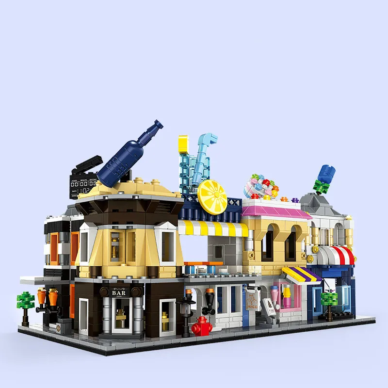 Cinema Fower Shop Mini City Street View Scene Architecture Model Construction Toy Building Blocks
Cinema Fower Shop Mini City Street View Scene Architecture Model Construction Toy Building Blocks