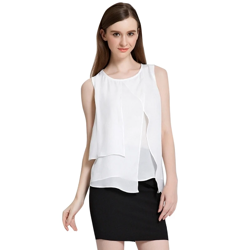 Customize Made Solid Color Fashion Shirts Women Crew Neck Short Sleeve Pullover Tops Loose Asymmetrial Chiffon Casual Blouse
Customize Made Solid Color Fashion Shirts Women Crew Neck Short Sleeve Pullover Tops Loose Asymmetrial Chiffon Casual Blouse