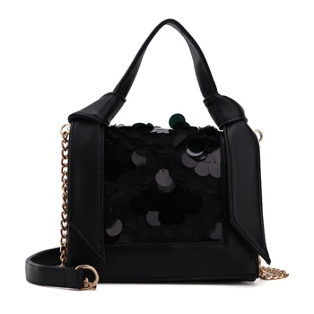New fashion & foreign style sequined chain small square bag fairy is versatile with single shoulder cross-body bag
New fashion & foreign style sequined chain small square bag fairy is versatile with single shoulder cross-body bag