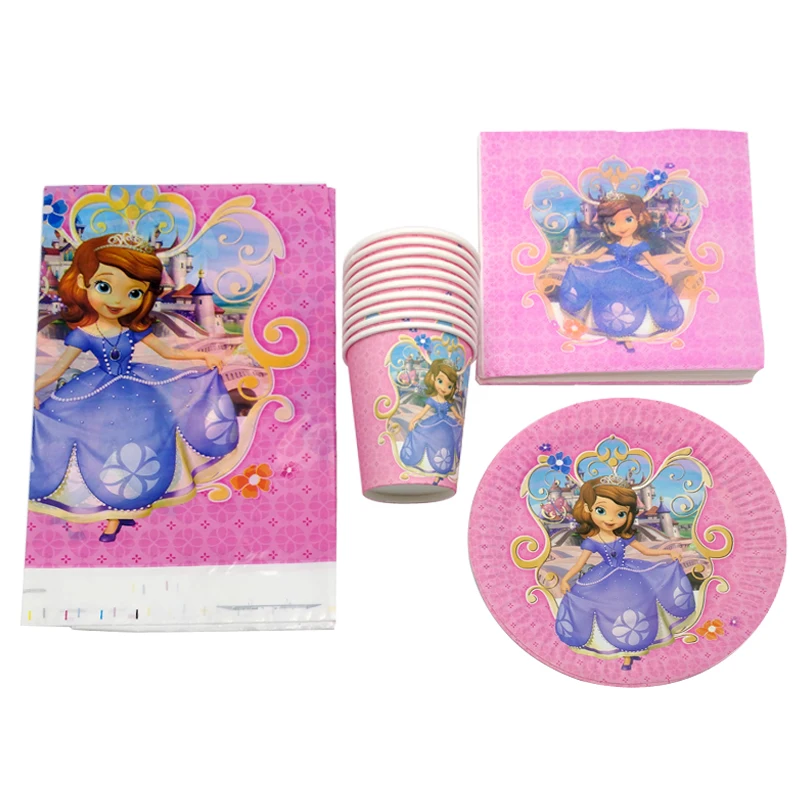 61PCS Kids Boys Favors Napkins Baby Shower Tablecloth Plates Happy Birthday Party Cups Decorate Sofia Princess Tableware Set
61PCS Kids Boys Favors Napkins Baby Shower Tablecloth Plates Happy Birthday Party Cups Decorate Sofia Princess Tableware Set