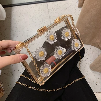 New Design Fashion Flower Transparent Acrylic Women Daily Clutch Dinner Bag Chain Purse Female Crossbody Mini Bag Handbag Pouch
New Design Fashion Flower Transparent Acrylic Women Daily Clutch Dinner Bag Chain Purse Female Crossbody Mini Bag Handbag Pouch