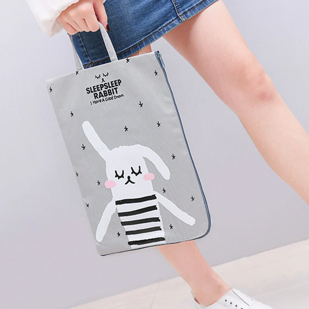 Lovely Sleeping Rabbits Style Waterproof Cloth Hand Carry File Bag Documents Pouch for Exam Paper/Homework
Lovely Sleeping Rabbits Style Waterproof Cloth Hand Carry File Bag Documents Pouch for Exam Paper/Homework