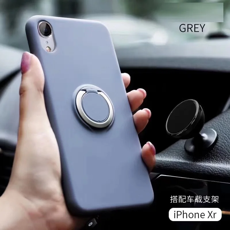 Liquid Silicone Magnetic Car Holder Case For iPhone XR XS Max X 8 7 Plus Magent RIng holder case for Samsung S10e S10 PLUS
Liquid Silicone Magnetic Car Holder Case For iPhone XR XS Max X 8 7 Plus Magent RIng holder case for Samsung S10e S10 PLUS