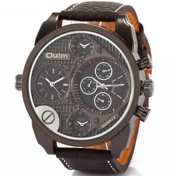 OULM 9316 Large Dial Top Brand Design Watches Men Black Faux Leather Strap Dual Time Zone Casual Fashion Watch Relogio Masculino
OULM 9316 Large Dial Top Brand Design Watches Men Black Faux Leather Strap Dual Time Zone Casual Fashion Watch Relogio Masculino