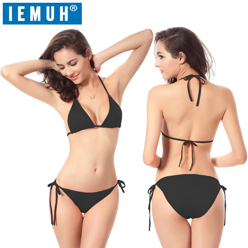 Bikini Set 2019 New Women Solid Bikini Set Push-up UnPadded Bra Swimsuit Swimwear Triangle Bather Suit Swimming Suit biquini
Bikini Set 2019 New Women Solid Bikini Set Push-up UnPadded Bra Swimsuit Swimwear Triangle Bather Suit Swimming Suit biquini