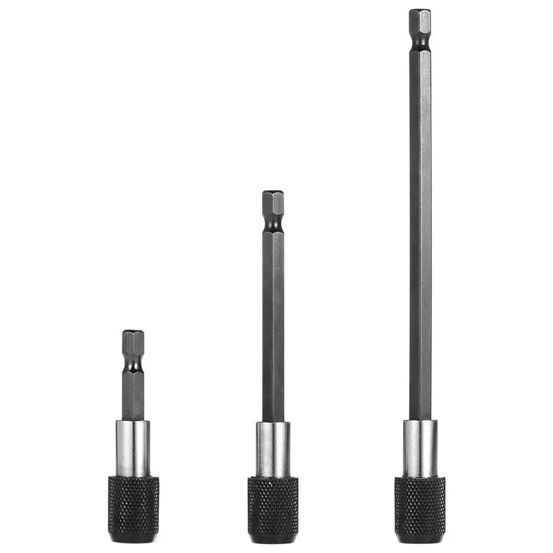 60mm/100mm/150mm Magnetic Screwdriver Extension Bit 1/4" Hex Shank Tools Holder Tool Single Quick Release Drill Bits
60mm/100mm/150mm Magnetic Screwdriver Extension Bit 1/4" Hex Shank Tools Holder Tool Single Quick Release Drill Bits