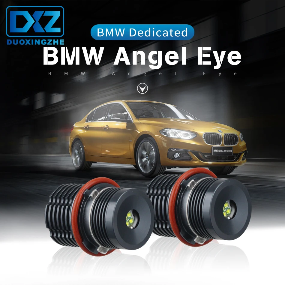 DXZ 2Pcs Car LED light 40W Angel Eyes Error Free LED Halo Ring Light Bulbs For BMW E39 E53 E60 E63
DXZ 2Pcs Car LED light 40W Angel Eyes Error Free LED Halo Ring Light Bulbs For BMW E39 E53 E60 E63