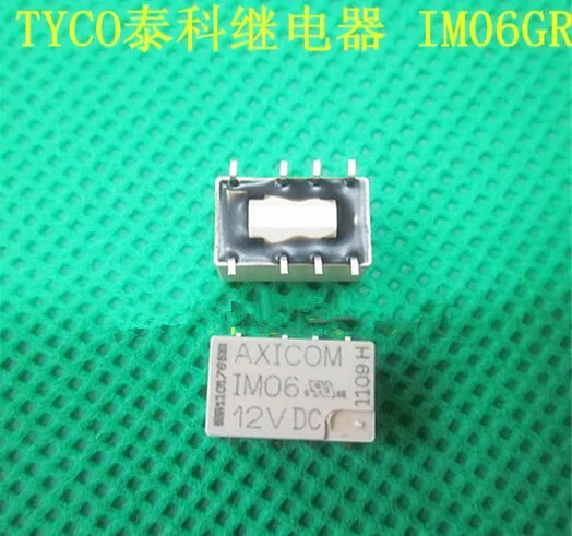 

IM06GR 2-1462037-3 TE Tyco AXICOM Relay 2A 12VDC 2 from C SMD8 new and original