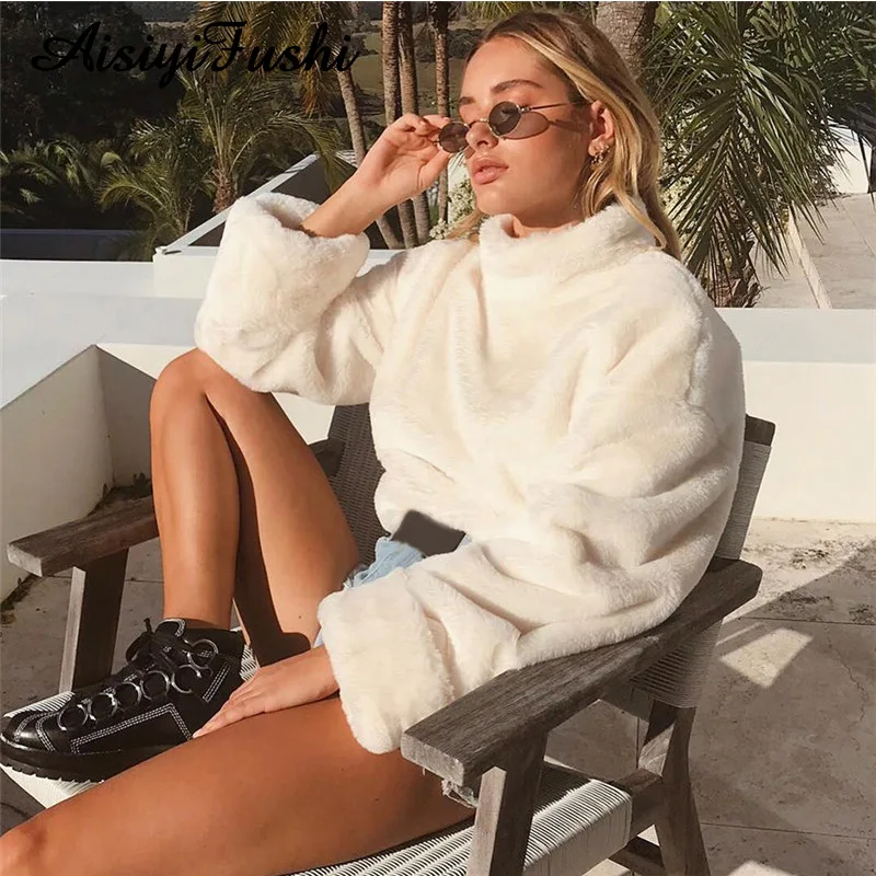 Autumn and Winter Women Wool Cropped Jumpers Warm Mohair Sweater Long Sleeve Mujer Pullover Sweaters Crop Top Pull Femme Hiver
Autumn and Winter Women Wool Cropped Jumpers Warm Mohair Sweater Long Sleeve Mujer Pullover Sweaters Crop Top Pull Femme Hiver