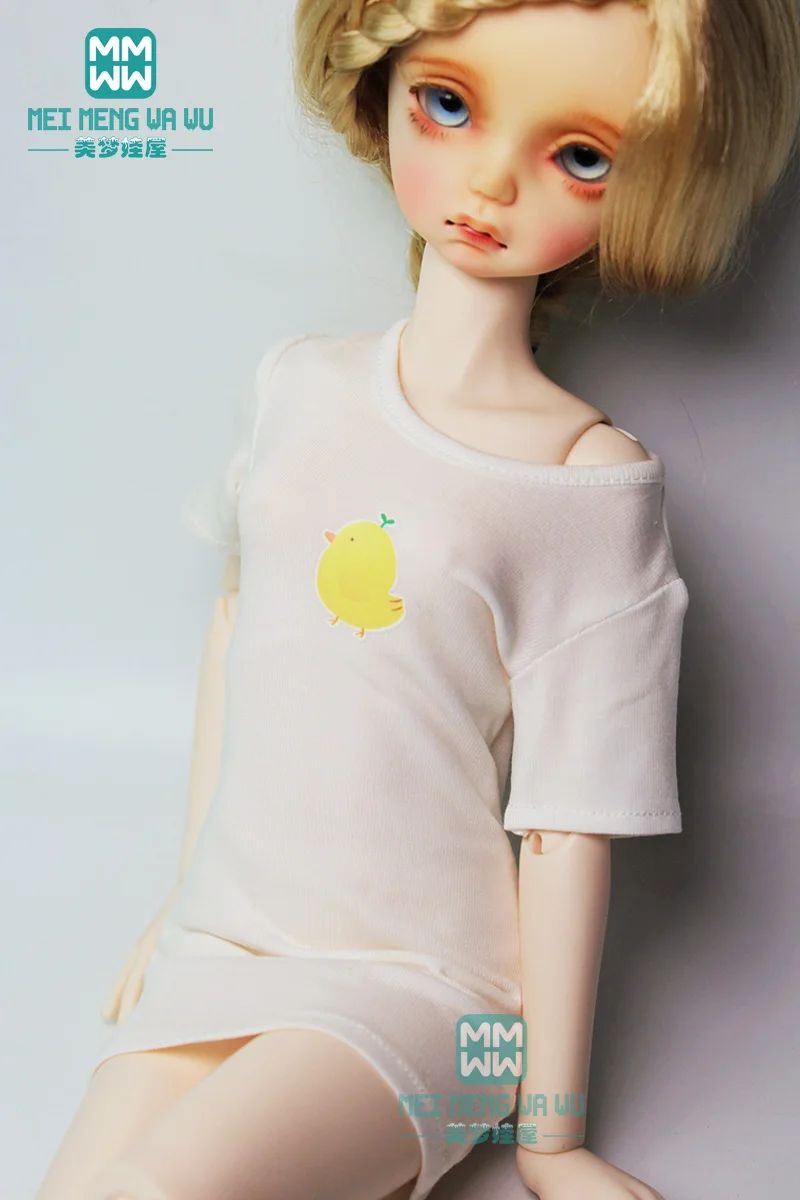 Одежда для куклы BJD 43-45 см 1/4, модная футболка с мультяшным принтом, Повседневная рубашка, подарок для девочки
Одежда для куклы BJD 43-45 см 1/4, модная футболка с мультяшным принтом, Повседневная рубашка, подарок для девочки