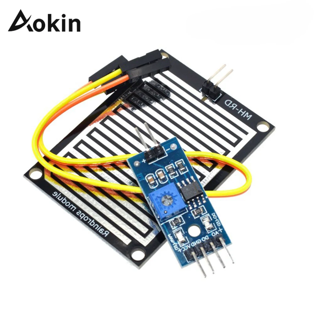 DC 3.3-5V Snow / Raindrops Detection Sensor Module Rain Weather Module Humidity For Arduino
DC 3.3-5V Snow / Raindrops Detection Sensor Module Rain Weather Module Humidity For Arduino