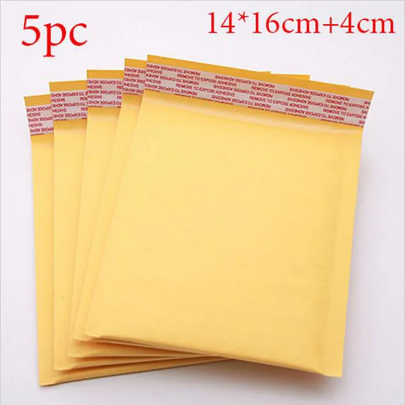 5pcs / Set Yellow Kraft Foam Envelope Gift Package Mail Office Parts Spare 14 * 16cm + 4cm
5pcs / Set Yellow Kraft Foam Envelope Gift Package Mail Office Parts Spare 14 * 16cm + 4cm