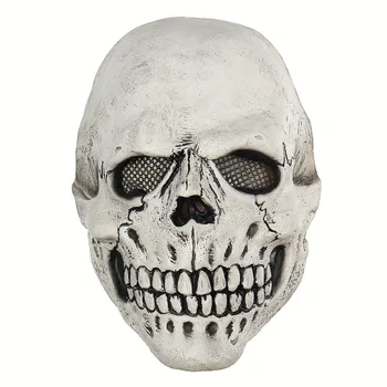 White Skull skeleton mask with Piece Costume Overhead Mask Scary Mask Latex Halloween Clown Party Mask Prop
White Skull skeleton mask with Piece Costume Overhead Mask Scary Mask Latex Halloween Clown Party Mask Prop