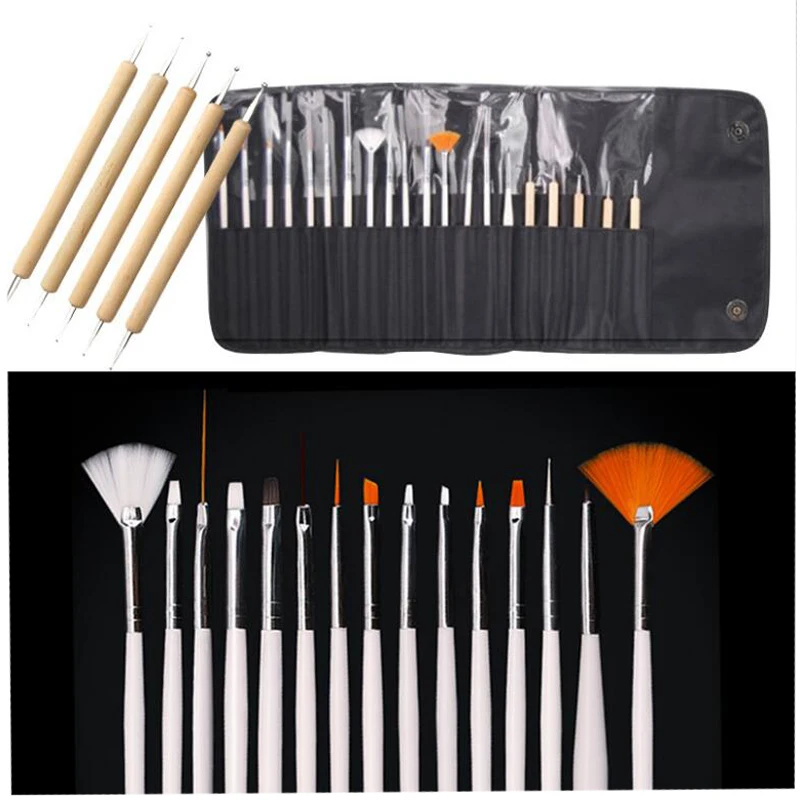 20pcs/set High Quality Nail Liner Brush Dotting Painting Drawing Pen Nail Art Design UV Gel Polish Brushes Women Accessoreis Kit
20pcs/set High Quality Nail Liner Brush Dotting Painting Drawing Pen Nail Art Design UV Gel Polish Brushes Women Accessoreis Kit
