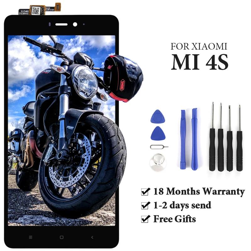 5' For Xiaomi Mi 4S LCD Display With Touch Screen Assembly Phone Replacement For Xiaomi Mi 4S LCD Digitizer With Tools
5' For Xiaomi Mi 4S LCD Display With Touch Screen Assembly Phone Replacement For Xiaomi Mi 4S LCD Digitizer With Tools