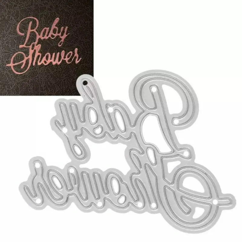 Metal Baby shower design Cutting Dies Stencils for DIY Scrapbooking/photo album Decorative Embossing DIY Paper CardsLUHONGPA
Metal Baby shower design Cutting Dies Stencils for DIY Scrapbooking/photo album Decorative Embossing DIY Paper CardsLUHONGPA