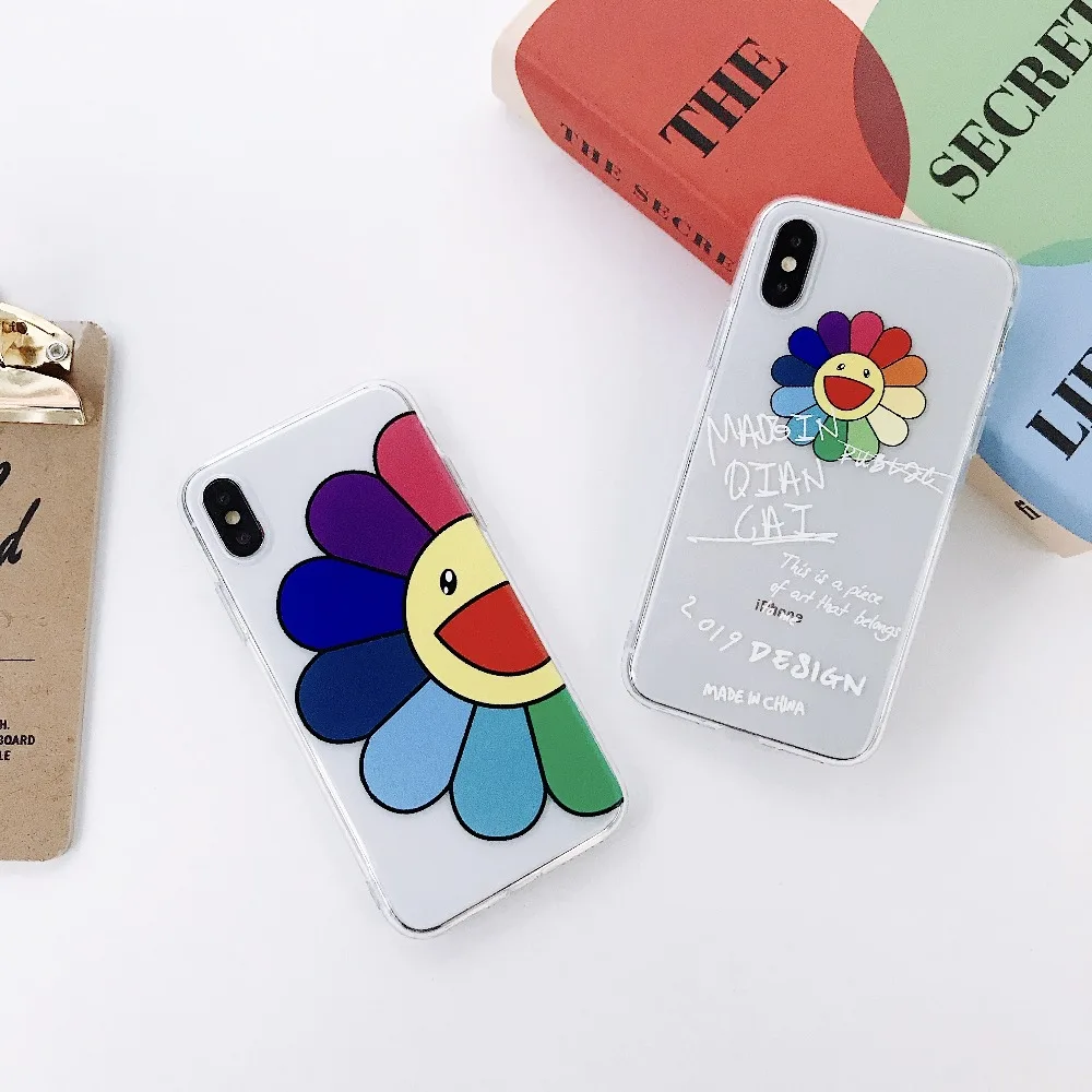 Cute Summer Colorful Sun flower INS Smiley Face Soft TPU Phone Case For iphone 6 6S 7 8 Plus X XR XS Max Cute Funny Back Cover
Cute Summer Colorful Sun flower INS Smiley Face Soft TPU Phone Case For iphone 6 6S 7 8 Plus X XR XS Max Cute Funny Back Cover