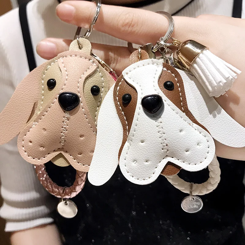 2019 New Korean Creative Lovely PU Leather Doggy Keychain Hang on Lady Bag Hang Car Decoration Company Gift Promotion Small Gift
2019 New Korean Creative Lovely PU Leather Doggy Keychain Hang on Lady Bag Hang Car Decoration Company Gift Promotion Small Gift