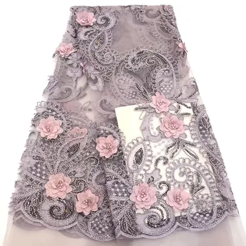 Latest French Lace Fabric 2019 High Quality Pink Wedding African Lace Fabric With Beads 3d Flowers Lace Fabric For Nigerian Lace
Latest French Lace Fabric 2019 High Quality Pink Wedding African Lace Fabric With Beads 3d Flowers Lace Fabric For Nigerian Lace