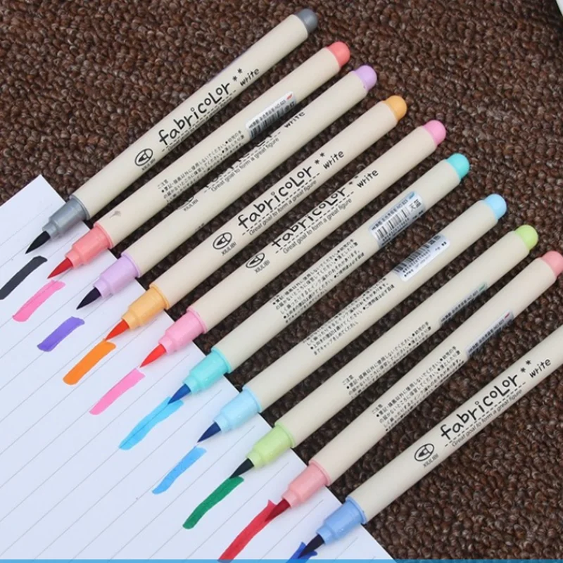 10 Pcs Fabricolor Write Brush Pen Color Calligraphy Marker Pens Set Chinese Stationery Drawing Art For School Supplies
10 Pcs Fabricolor Write Brush Pen Color Calligraphy Marker Pens Set Chinese Stationery Drawing Art For School Supplies