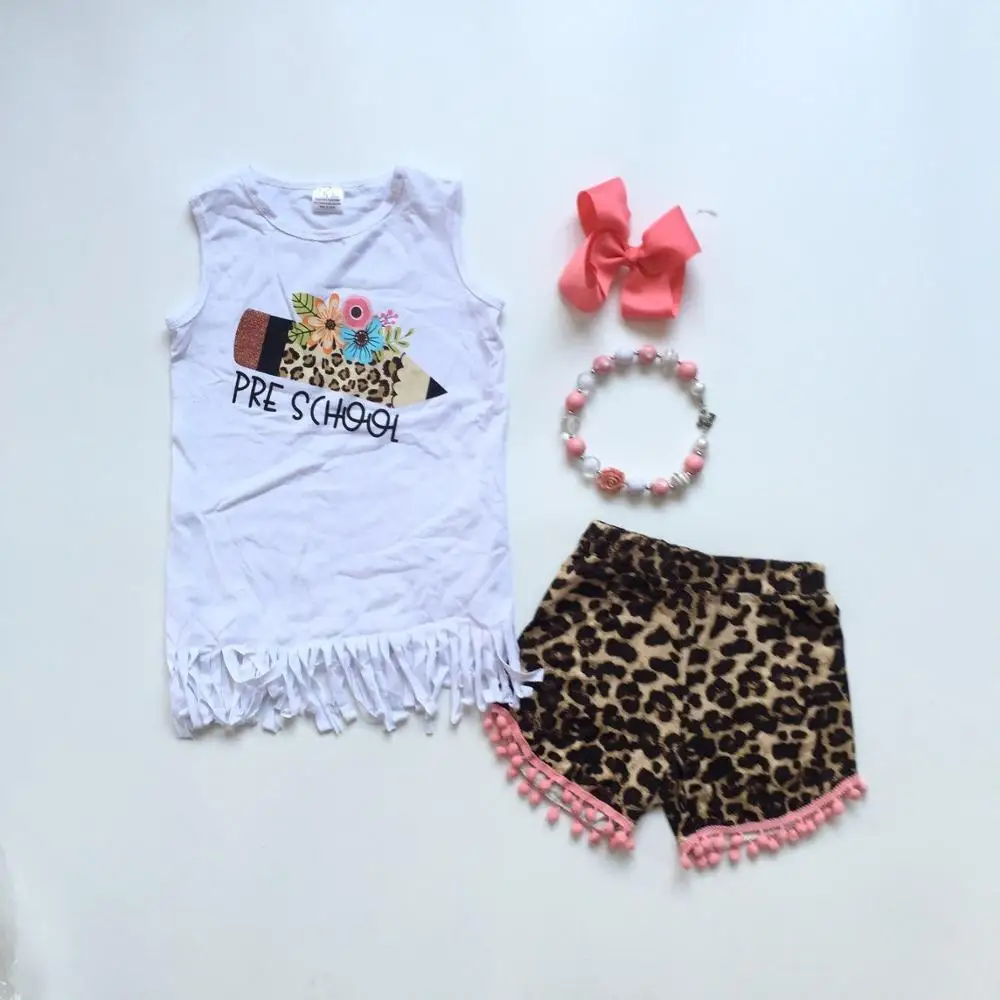 back to school otufits girls pre school coral leopard pencil floral clothing summer boutique pom-pom shorts match accessories
back to school otufits girls pre school coral leopard pencil floral clothing summer boutique pom-pom shorts match accessories