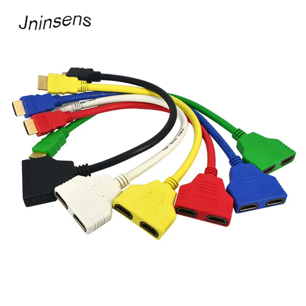 New 1080P 1/2 Splitter HDMI Male To Female 2 HDMI Cable 1 In 2 Out HDMI Adapter for Video Computer DVD TV HDTV Wholesale
New 1080P 1/2 Splitter HDMI Male To Female 2 HDMI Cable 1 In 2 Out HDMI Adapter for Video Computer DVD TV HDTV Wholesale
