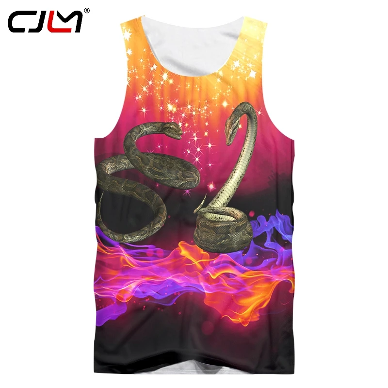 CJLM 2019 Factory Direct Supply Original Sample Design 3D Starry flame snake Print Tank Top Oversized Vest Wholesale
CJLM 2019 Factory Direct Supply Original Sample Design 3D Starry flame snake Print Tank Top Oversized Vest Wholesale