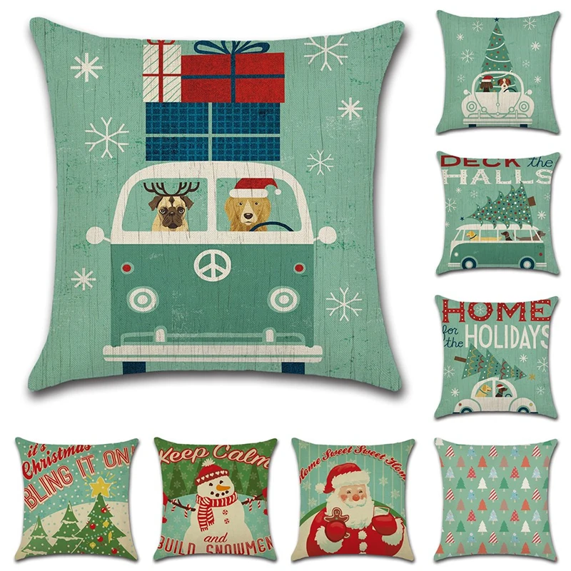 2PC Cotton And Linen Christmas Series Theme Pillowcase For Santa Claus Cute Dakimakura Cover Home Dust-proof Hug Pillow Covers
2PC Cotton And Linen Christmas Series Theme Pillowcase For Santa Claus Cute Dakimakura Cover Home Dust-proof Hug Pillow Covers