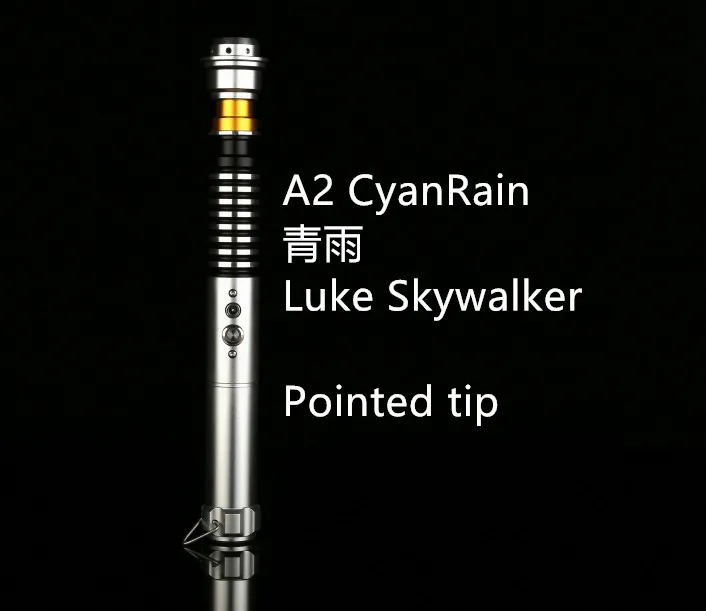 Yanqing metal lightsaber of Luke Skywalker, movie lightsaber, Replicas lightsaber, A2 CyanRain, pointed tip, blade:78cm long
Yanqing metal lightsaber of Luke Skywalker, movie lightsaber, Replicas lightsaber, A2 CyanRain, pointed tip, blade:78cm long