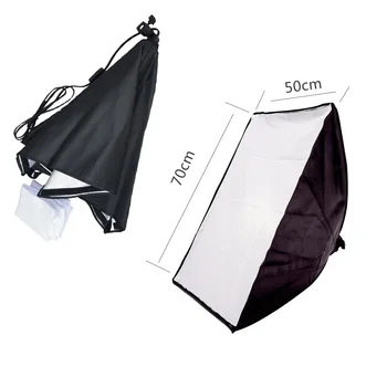 Photography Studio Video Accessories 50*70CM Wired Softbox Lamp Holder with E27 Socket for Continuous Lighting With Carry Bag
Photography Studio Video Accessories 50*70CM Wired Softbox Lamp Holder with E27 Socket for Continuous Lighting With Carry Bag