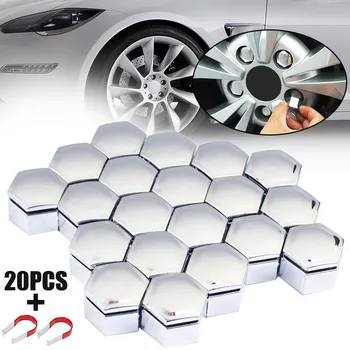 Car Exterior Decoration 20pcs Chrome 22MM Wheel HEX Nut Bolt Cap Cover+Removal Tool Universal
Car Exterior Decoration 20pcs Chrome 22MM Wheel HEX Nut Bolt Cap Cover+Removal Tool Universal