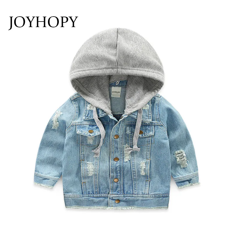 New Spring Autumn Kids Boys Girls Jackets Hole Wash Soft Denim BABY Coat Hooded Jeans Jackets Kids Clothes Children Clothing
New Spring Autumn Kids Boys Girls Jackets Hole Wash Soft Denim BABY Coat Hooded Jeans Jackets Kids Clothes Children Clothing