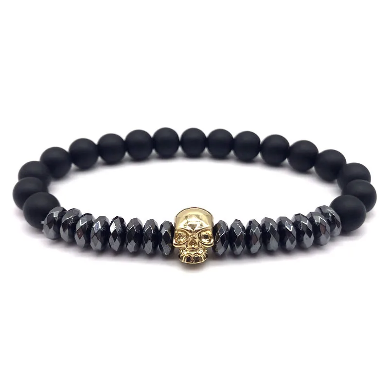 NAIQUBE 8mm Beads Skull Men Bracelet 2019 Fashion Simple Stone Bead Charm Bracelet For Men Jewelry Gift
NAIQUBE 8mm Beads Skull Men Bracelet 2019 Fashion Simple Stone Bead Charm Bracelet For Men Jewelry Gift