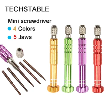5-in-1 Multi-function Screwdriver Set Mini Handleiding Aluminium Phone Maintain Tool
5-in-1 Multi-function Screwdriver Set Mini Handleiding Aluminium Phone Maintain Tool