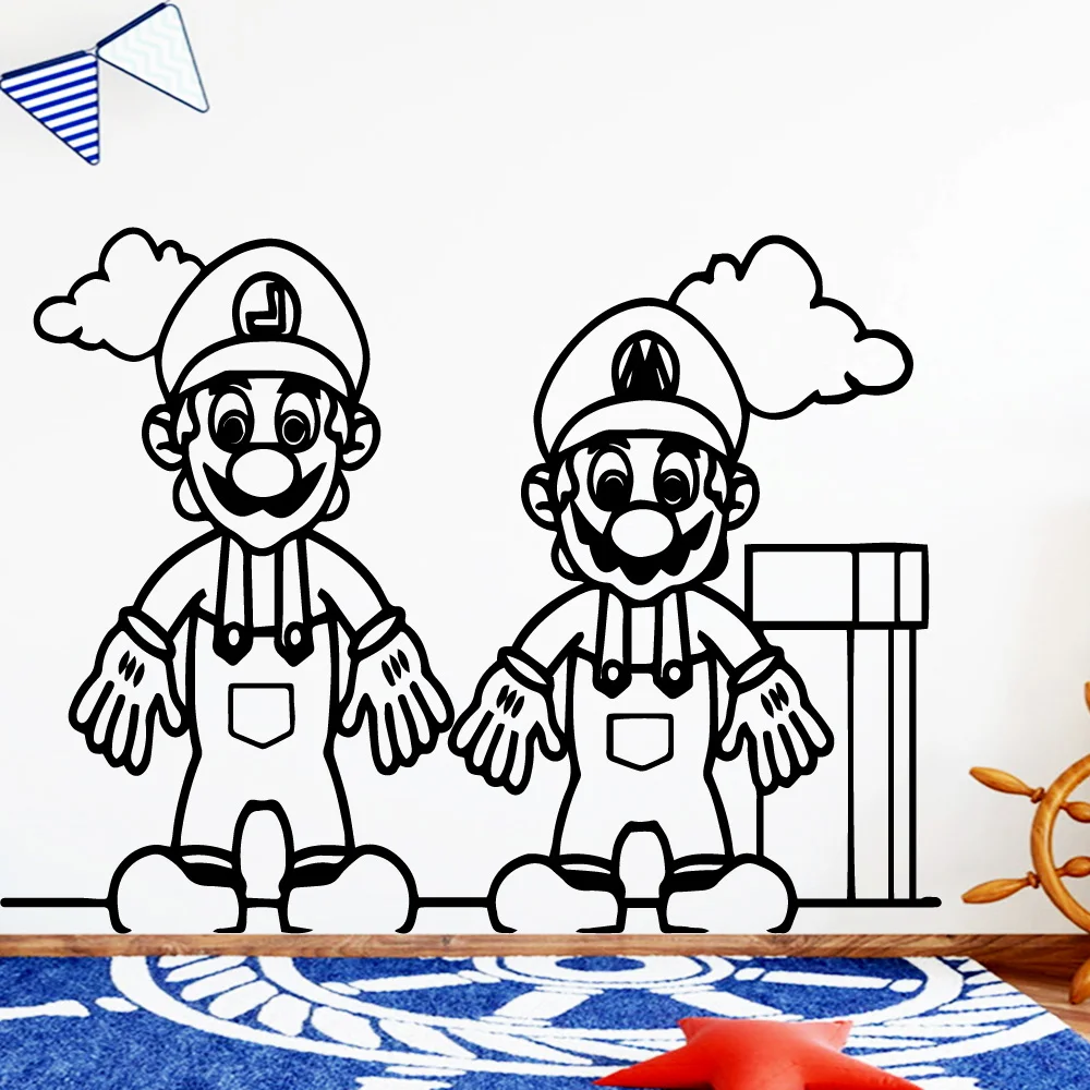 Fashion Super Mario Mario Sticker Waterproof Vinyl Wallpaper Home Decor For Kids Living Room Home Decoration
Fashion Super Mario Mario Sticker Waterproof Vinyl Wallpaper Home Decor For Kids Living Room Home Decoration