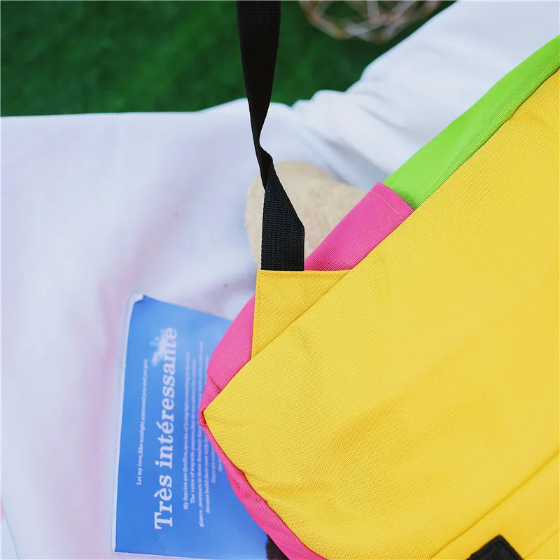 Menghuo Panelled Backpack Women Large Capacity School Backpack Bags for Girls 2018 Clown Printing Ultralight Backpack MochilasIMG_8373