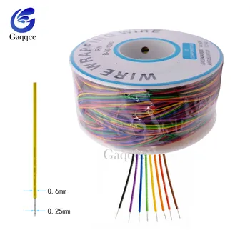 Wrapping Wire 8 30AWG Insulation Wire B-30-1000 UL1423 0.25mm Tinned Copper Solid PVC Cable Breadboard Jumper Wire Connector
Wrapping Wire 8 30AWG Insulation Wire B-30-1000 UL1423 0.25mm Tinned Copper Solid PVC Cable Breadboard Jumper Wire Connector