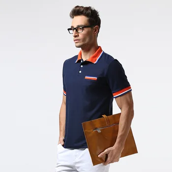 Men's Contrast Color Threaded Lapel Short Sleeve T-Shirt Men's Fashion Casual Shirt Men's Large Size Lapel Top
Men's Contrast Color Threaded Lapel Short Sleeve T-Shirt Men's Fashion Casual Shirt Men's Large Size Lapel Top