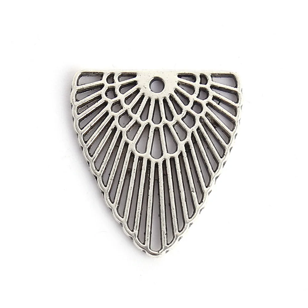 DoreenBeads Zinc Based Alloy Antique Silver Boho Chic Charms Triangle Stripe DIY Components 22mm( 7/8") x 20mm( 6/8"), 50 PCs
DoreenBeads Zinc Based Alloy Antique Silver Boho Chic Charms Triangle Stripe DIY Components 22mm( 7/8") x 20mm( 6/8"), 50 PCs