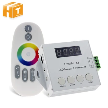 Colorful Music X2 Controller For WS2812B WS2811 WS2813 USC1903 DC5-24V with RF Touch Remote Max Control 1000 Pixels
Colorful Music X2 Controller For WS2812B WS2811 WS2813 USC1903 DC5-24V with RF Touch Remote Max Control 1000 Pixels
