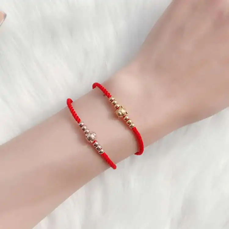 YUN RUO New Arrival Fashion Pig Red Line Bracelet Woman Chain Gift Rose Gold Color Fashion Stainless Steel Jewelry Never Fade
YUN RUO New Arrival Fashion Pig Red Line Bracelet Woman Chain Gift Rose Gold Color Fashion Stainless Steel Jewelry Never Fade