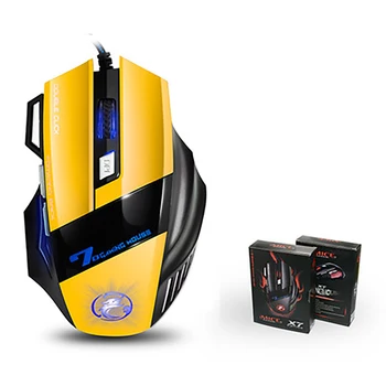 Universal iMICE Computer Game Mouse Respiratory LED Backlight Gaming Mice X7 Double Click 7 Buttons USB Wired Optical
Universal iMICE Computer Game Mouse Respiratory LED Backlight Gaming Mice X7 Double Click 7 Buttons USB Wired Optical