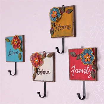 Creative gifts decorative wooden iron art rustic wall flower square cloth hanger antique hat coat door hook home vintage color
Creative gifts decorative wooden iron art rustic wall flower square cloth hanger antique hat coat door hook home vintage color