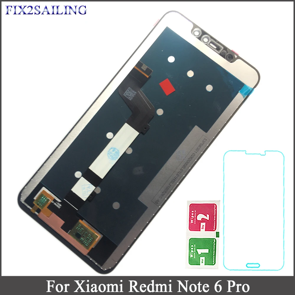 Fix2sailing LCD Display For Xiaomi Redmi Note 6 Pro Global LCD Touch Screen Digitizer Assembly Replacement Part For Redmi Note 6
Fix2sailing LCD Display For Xiaomi Redmi Note 6 Pro Global LCD Touch Screen Digitizer Assembly Replacement Part For Redmi Note 6